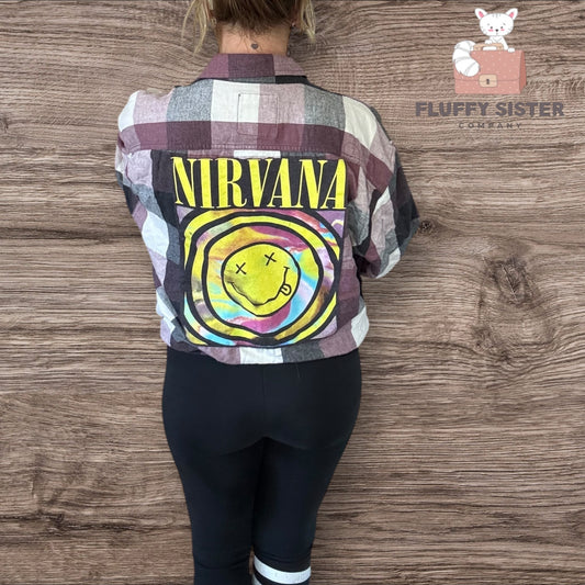 Nirvana Refashioned Flannel
